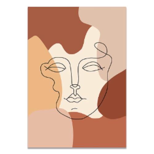 Affiches Boho visage de femme décoration murale triptyque 3 pièces - 2