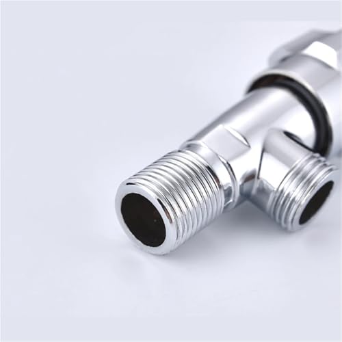 Válvula angular de baño para regular agua caliente y fría 5