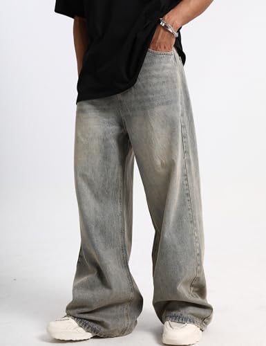 Baggy Jeans Men Y2K Harajuku Loose Fit Pants Skater Jeans Streetwear Pants Vintage Jeans2
