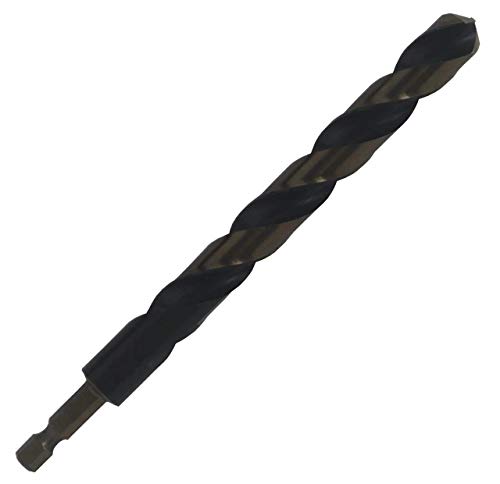 1/2" Quick Change Hex Shank High Speed Steel Drill Bit, KFDHEX Series (Pack of 6)