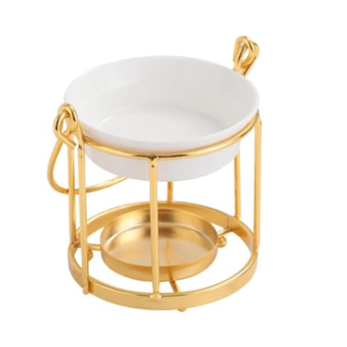 YiQinzcxg Elegante Forma De Jaula Dorada Aceite Esencial Y Vela Quemador Difusor Para Casa Kore Y Relajación En Diseños Portátiles