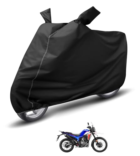 Image of Auto Hub Waterproof Bike Cover Compatible with Hero Xpulse 210 Dustproof, UV Protection Two Wheeler Bike Xpulse 210 Cover - Black