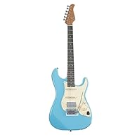 GTRS S800, basswood body, roasted maple neck, rosewood fingerboard, GTRS pickups and processor, sonic blue