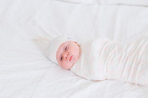 Image of Copper Pearl Baby Beanie Hat Top Knot Stretchy Soft Lola