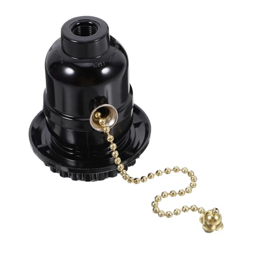 Holibanna Pull Chain Light Fixture Socket Lamp Holder Base Compatible with Zipper Thread for Easy Installation Brightness for Stylish Interior Decor