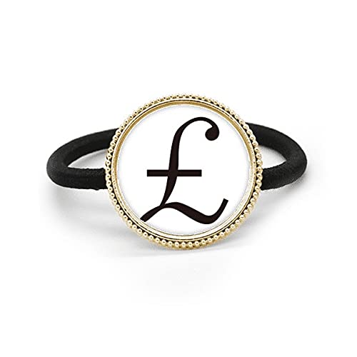 Regalo de moda horóscopo libra banda de pelo de metal plateado