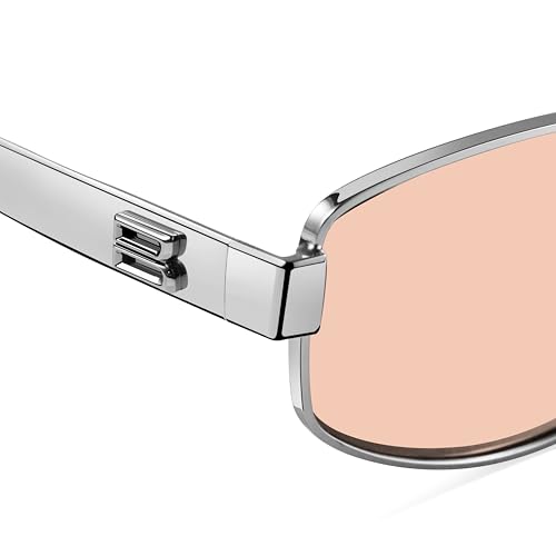 Image of BOLON Unisex Full Titanium Narrow Retro UV400 Sunglasses BX7001 VaCay 57mm | Exclusive Eyewear Brand of EssilorLuxottica