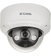 D-Link Vigilance 4 Outdoor PoE Dome Security Camera, H.265, IP66, IK10, Motion Detection & Night ...