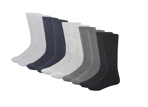 Image of Women Cotton Crew Socks Soft Comfortable Thin And Breathable on Top Durable Double Layer Cushioned Reinforced Sole.