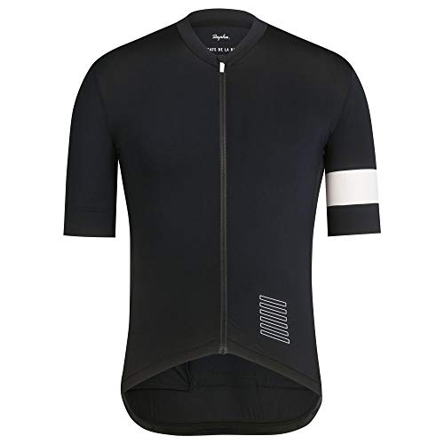 Rapha ラファ Men’s Pro Team Training Jersey - Short Sleeve メンズ プロチーム トレーニング ジャージ 半袖 (ブラック, XS) [並行輸入品]
