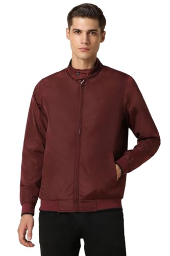 Image of Allen Solly Mens Polyester Standard Length Jacket