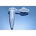MTC Bio C2000 Sure Seal S Microcentrifuge Tube with Attached Cap, Clear, Sterile, 1.5 ml Capacity (Pack of 500)