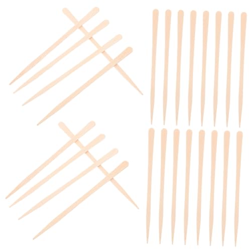 Beavorty Women Hairs Wax Rod Hair Removal Wooden Stick Waxing Rods for Easy Operation