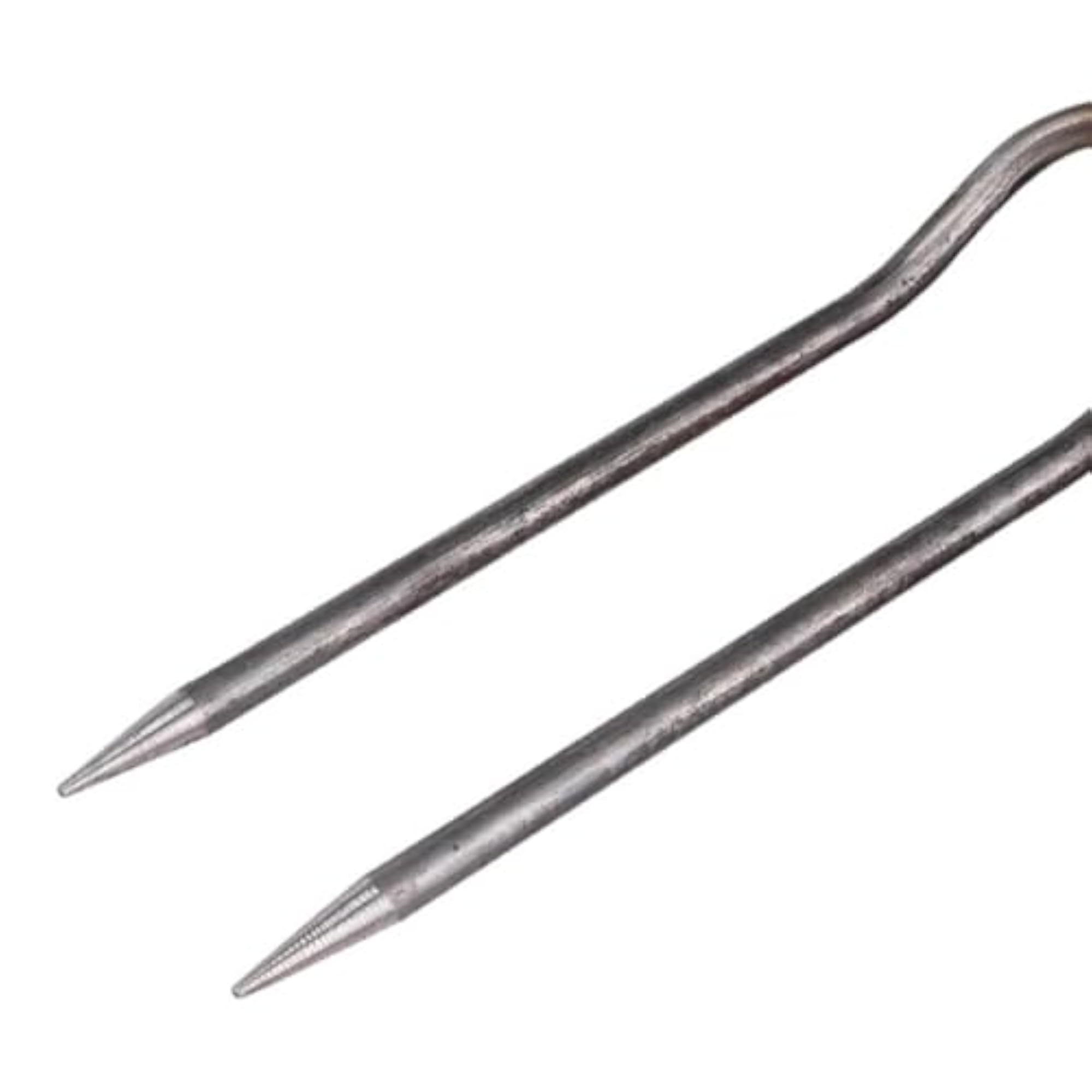 Thickened Iron Two Prong Garden Hand Tiller
