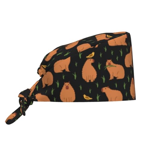 Image of Surgical Caps Men Women, Scrub Cap with Sweatband Adjustable