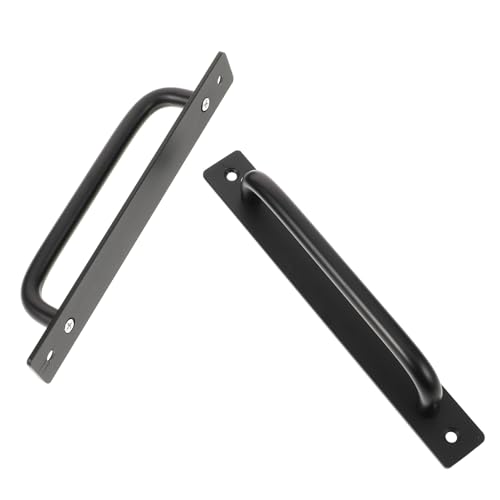 TEHAUX 2個 アルミ合製ドアハンドル 耐摩耗性 引き戸対応 簡単取付 住宅用浴室 寝室 門扉向け多用途プル取っ手