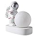 HEWXWX Lampe modèle d'ornements d'astronaute, 2020 Nouveau, Cadeau créatif d'anniversaire, Jouets, résine, poupée, Accessoires, Astronaute, vitrine de Magasin de Meuble TV de Salon,Silver