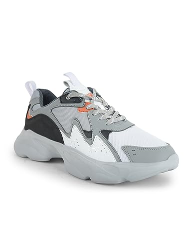 Image of Liberty LEAP7X Brown & White Running Shoes for Men