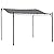 Outsunny 10' x 10' Steel Outdoor Pergola Gazebo, Patio Canopy with Weather-Resistant Fabric and Drainage Holes for Backyard, Deck, Garden, Gray