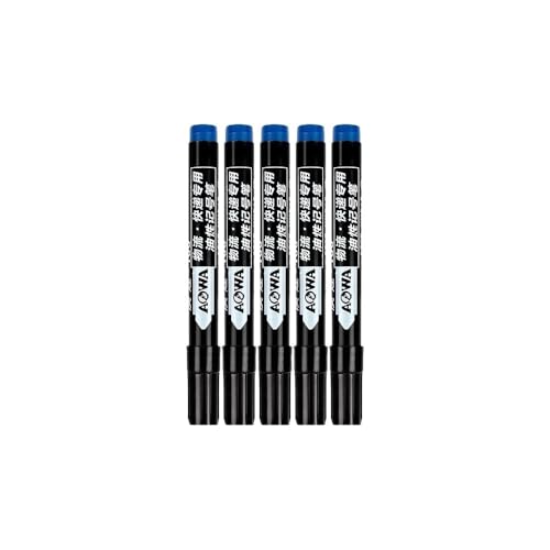 Marqueurs étanches anti-bavure PURYN feutres bleus permanents pour support lisse