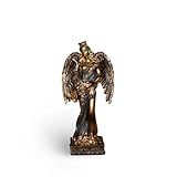 Syfunlv Reichtumsfigur der griechischen Göttin,Griechische Harzstatue,Sammelfigur,Exquisite Innendekoration,Glücks-Skulptur für Freunde,Familien (S)