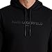 KARL LAGERFELD Paris Men's Classic Logo Hoodie, Black