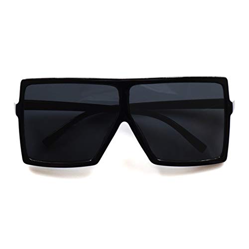 Oversized Square Sunglasses for Womens Trendy Flat Top Fashion Shades2