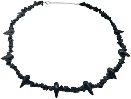 Collar de Dolor Natural de Onyx Negro Collar de Anime Choker Hecho a Mano Joyería de Cosplay de Anime para Regalo para ÉlElla de Forever Gems &