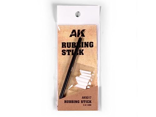 AK TOOLS AK9317 RUBBING STICK + 3xTIPS 3MM + 3xTIPS 5MM