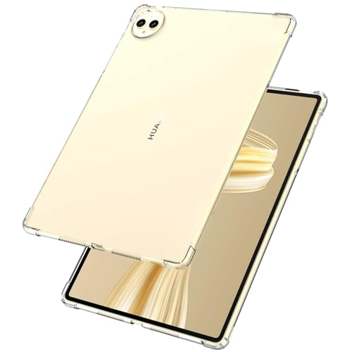 MEMELOKA Funda para Huawei MatePad Pro 12.2 Pulgadas 2025/2024/2023, Transparent Suave TPU Anti-Scratch con Reforzada Silicona Bumper, Anti-Choques Carcasa Protectora