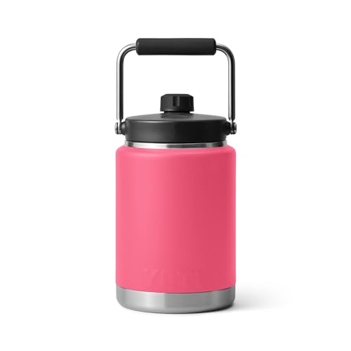 YETI Rambler Half Gallon Jug, Vacuum Insulated, Stainless Steel with MagCap, Tropical Pink - image 3