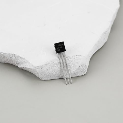 eMagTech LM35DZ Temperatursensor IC Erfassung TO-92 für elektronische Gerätetemperaturregelung, 10 Stück