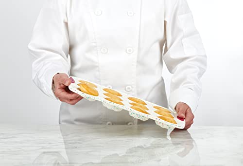 Trudeau Decorated Donut Pan-White Confetti/Fuchsia, 12 Cavity - immagine 4