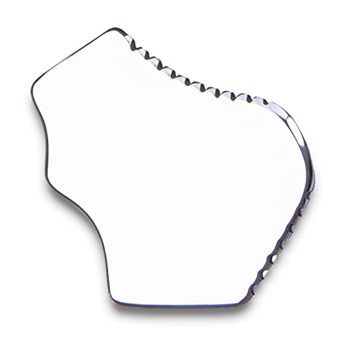 Allshow Gua Sha Massage Tool, Unique 7-Edge Guasha Tool for Face, Body - Gua Sha Stainless Steel, Gua Sha Facial Tool with Comb Edge, Hook-Edge -Â SPA Acupuncture Therapy