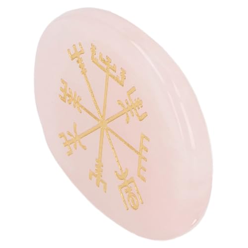 Ensemble de Pierres Runiques Viking Nordiques, Outil de Divination, Guérison Spirituelle, Symbole de Méditation, Purifie l'énergie Négative pour la Méditation (Tapez 2)