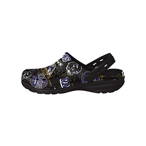 Image of FOCO Arizona Cardinals NFL Mens Historic Print Clog with Strap