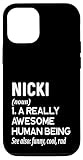 Nicki Name Apparel for Men Women by RJ
