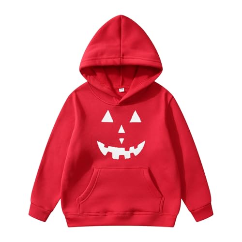 Boys Halloween Jumper - Boys Halloween Hoodie Print Pullover Sweatshirt For Kids Soft Fleece Jacket With Graphic Design Casual Outfit Warm Autumn