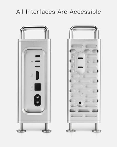 Tiga Aluminum Chassis Stand for 2024 Mac mini M4/M4 Pro - Optimized Heat Dissipation - Case/Mount Accessories for Mini M4 - Mac mini M4 Holder