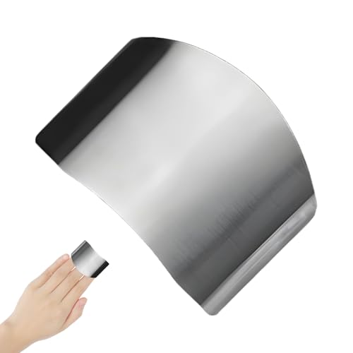 Protector de dedos para cortar alimentos | Protección de manos Gadget de cocina - Protector de mano de acero inoxidable - para verduras, pepino, zanahoria, carne, patata y verduras