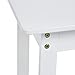 Amazon Basics Kids Solid Wood Table and 2 Chair, 3 Piece Set, White