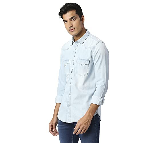 Image of Pepe Jeans Men's Cotton Regular Fit Shirt