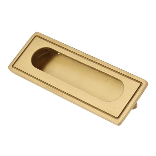 Garosa Recessed Invisible Flush Pull Brass Cabinet Hardware for Cabinets Drawers Furniture - Image 4