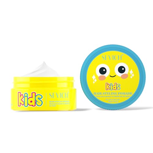 SEVICH Kids Hair Styling Pomade, Toddler Styling Clay - Gentle Gel for Sensitive Scalp, Water-Soluble & Long-Lasting Hold, Tames Unruly Hair,...