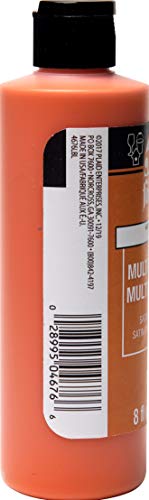 Image of FolkArt Multi-Surface Acrylic Craft Paint, 8 oz, Pure Orange