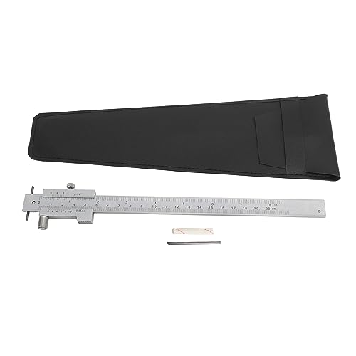 ANKROYU Calibrador transversal paralelo, Calibre transversal paralelo de acero inoxidable, Calibre Vernier resistente al desgaste, Herramienta de marcado de carburo