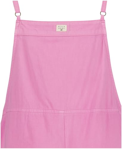 Image of Billabong Girls' Wave Watch Sleeveless Romper, Adjustable Spaghetti Straps, Front Pockets