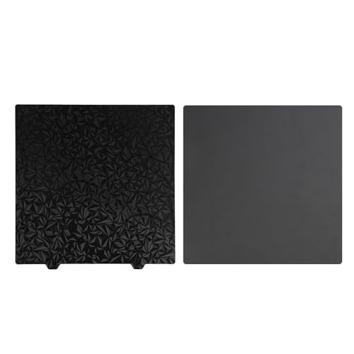 PET PET 3D PET PEI Build Placa 300x300 Mm con ANCE de Alta Temperatura de Doble Cara para PLA, PETG, TPU, TPE Ments (Placa de acero) (Placa de acero y pegatina magnética de 1.2 mm) (Placa de acero y