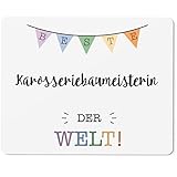 JUNIWORDS Mauspad Mousepad, Beste Karosseriebaumeisterin der Welt (5705508)