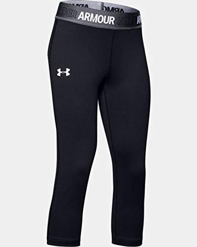 Under Armour Girls' HeatGear® Armour Capris YSM Black